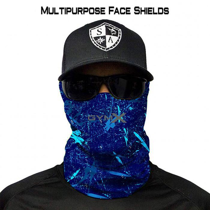 Multipurpose Combat Shields- Splash Blue (Reusable) - GymX