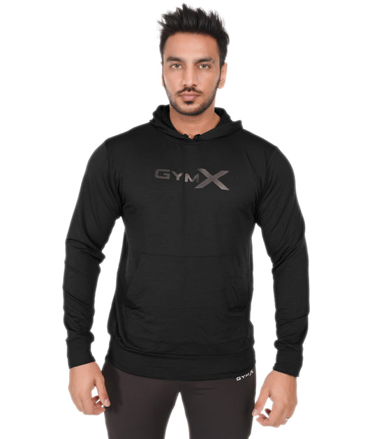 Jet Black GymX Bold Pullover - Sale - GymX