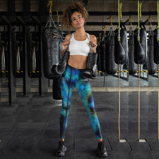 Marine Green Leggings- Sale - GymX