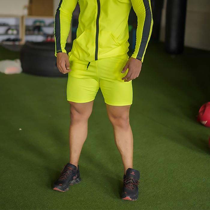 Neon Green UFO Training Shorts - Sale - GymX