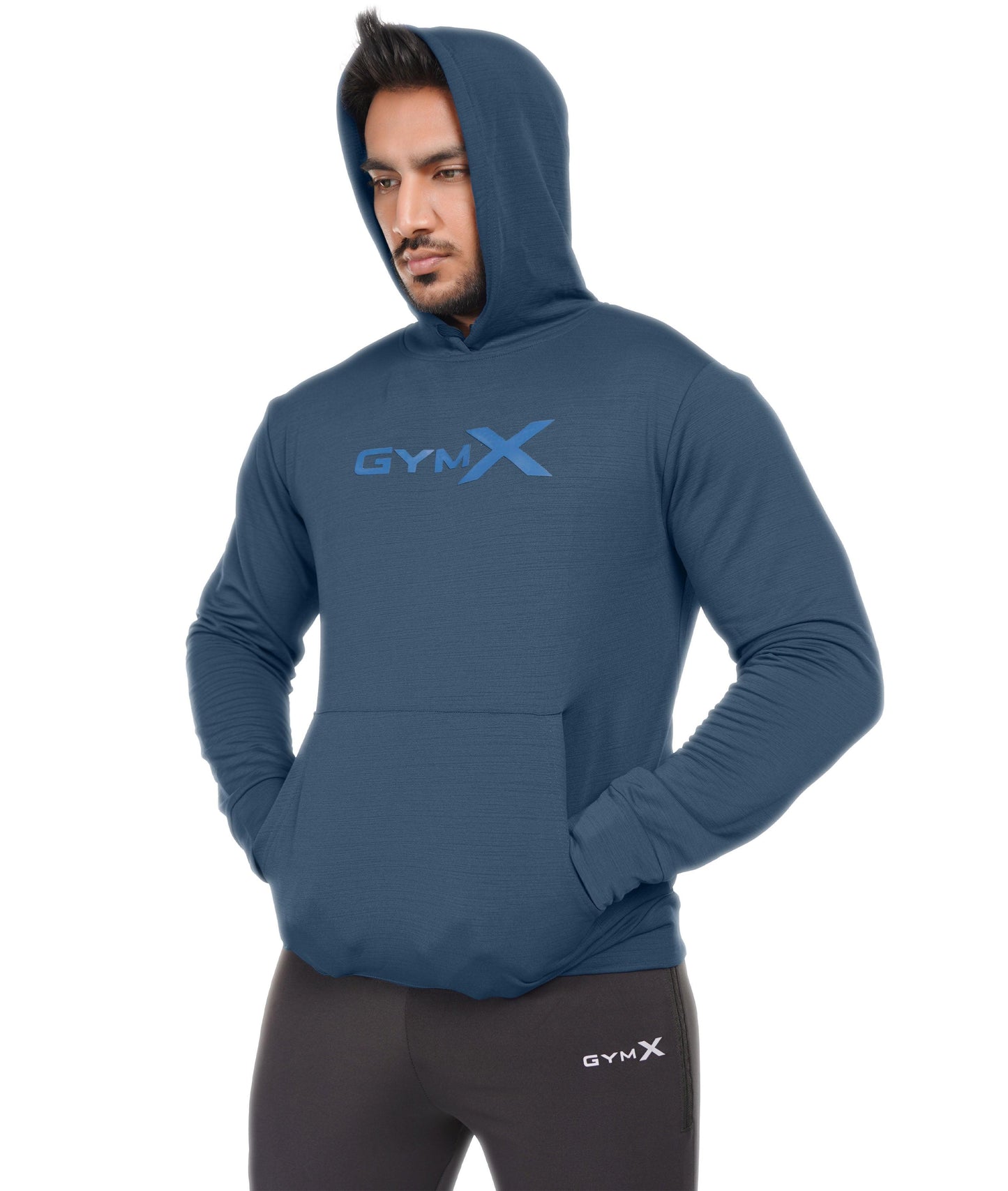 Persian Blue GymX Bold Pullover