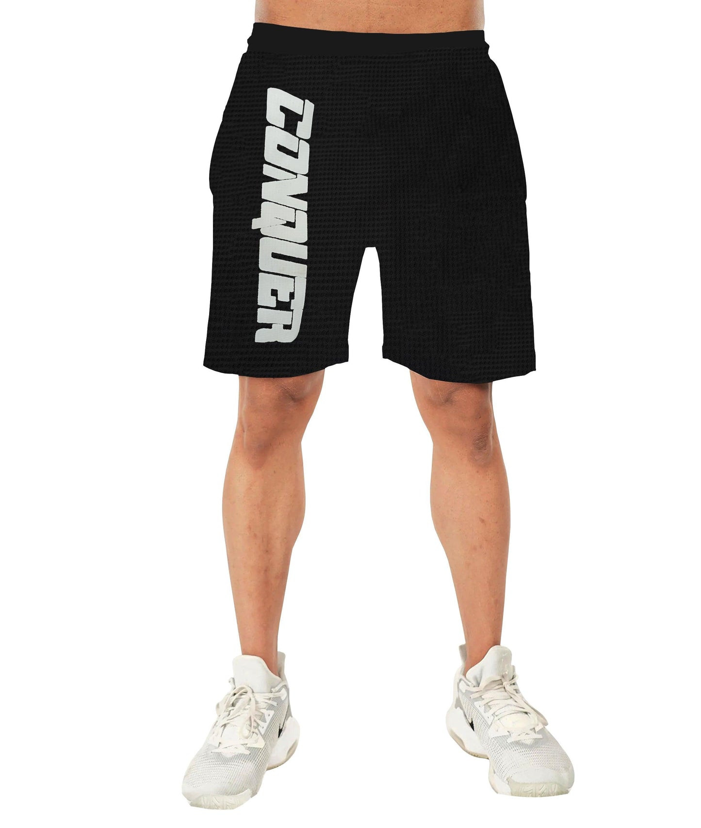 GymX Conquer Mesh Black Shorts- Sale - GymX