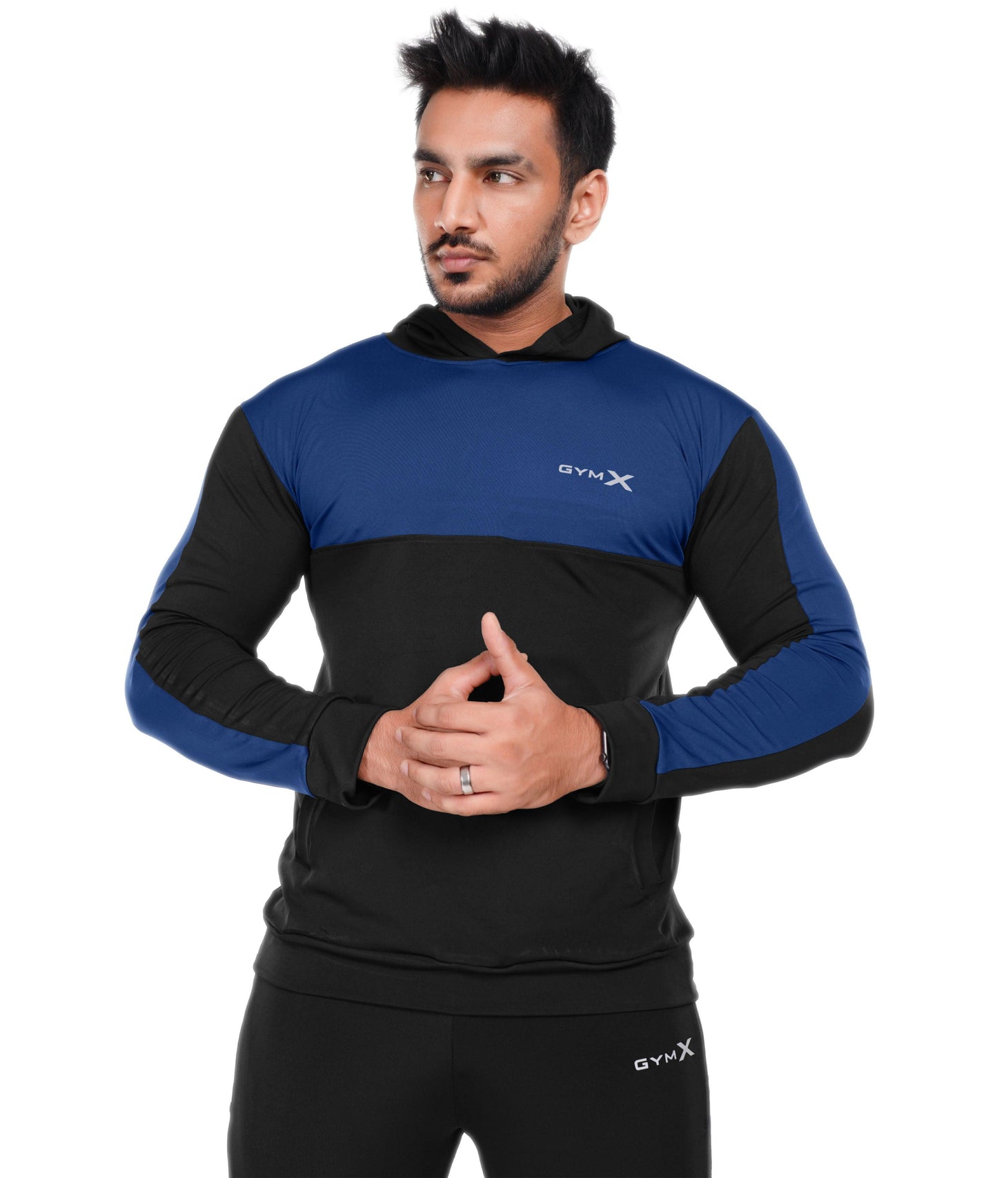 Dual Edition GymX Pullover: Electric Blue- SALE