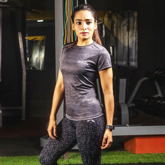 Ash Grey Ladies Tee - Essential Series - Sale - GymX