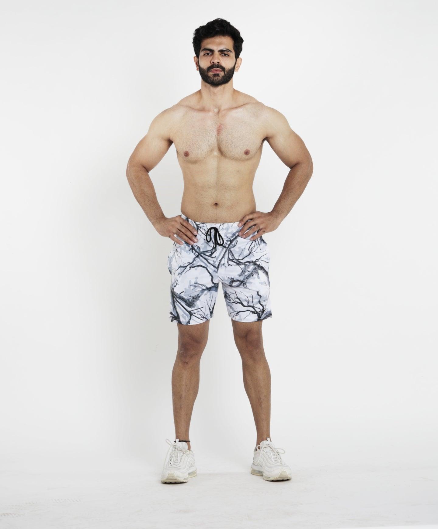 Snow Forest Shorts (4 way stretch) - Sale - GymX