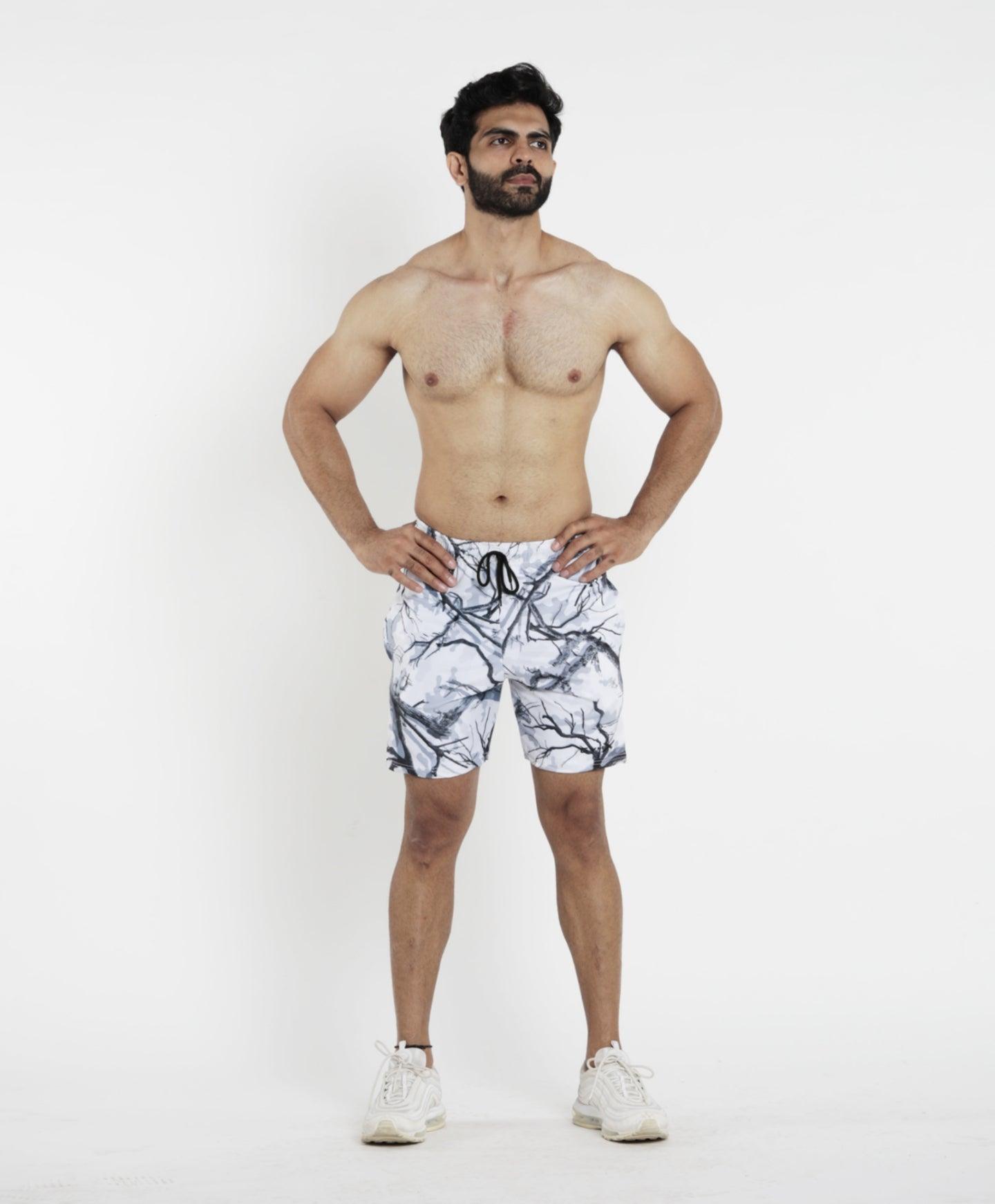 Snow Forest Shorts (4 way stretch) - Sale - GymX