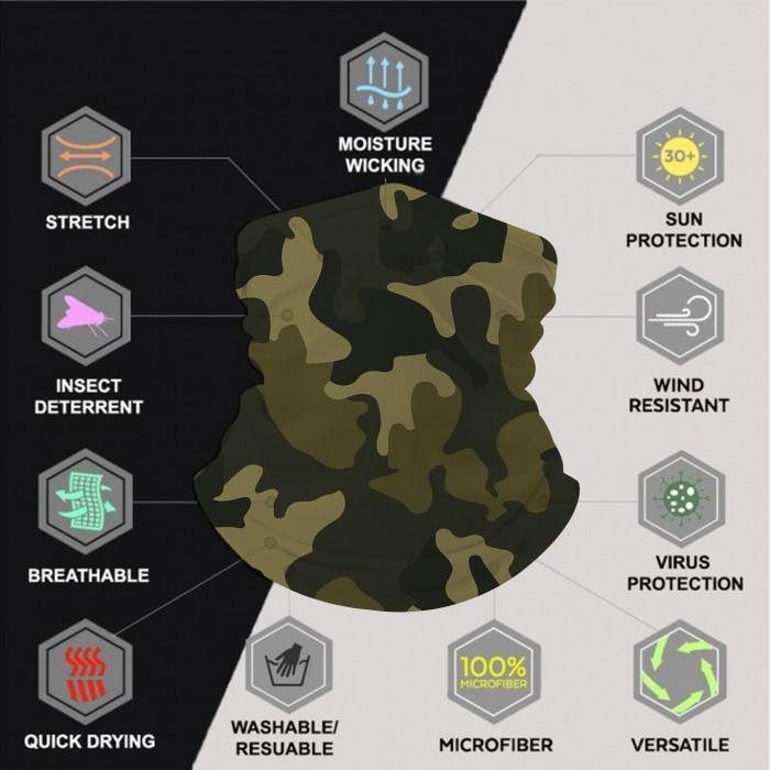 Multipurpose Army Camo Shields (Reusable) - GymX