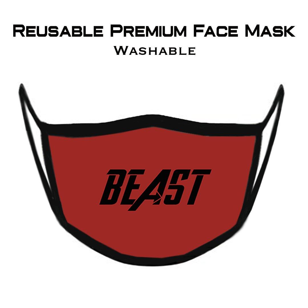 Beast Premium Face Mask (Reusable) - GymX