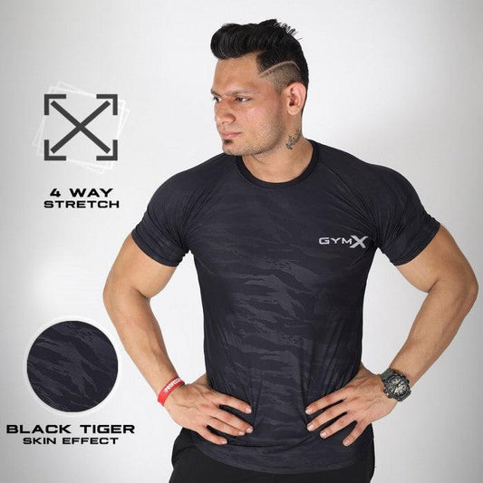 Black Tiger Tee- Animal Instinct- Sale - GymX