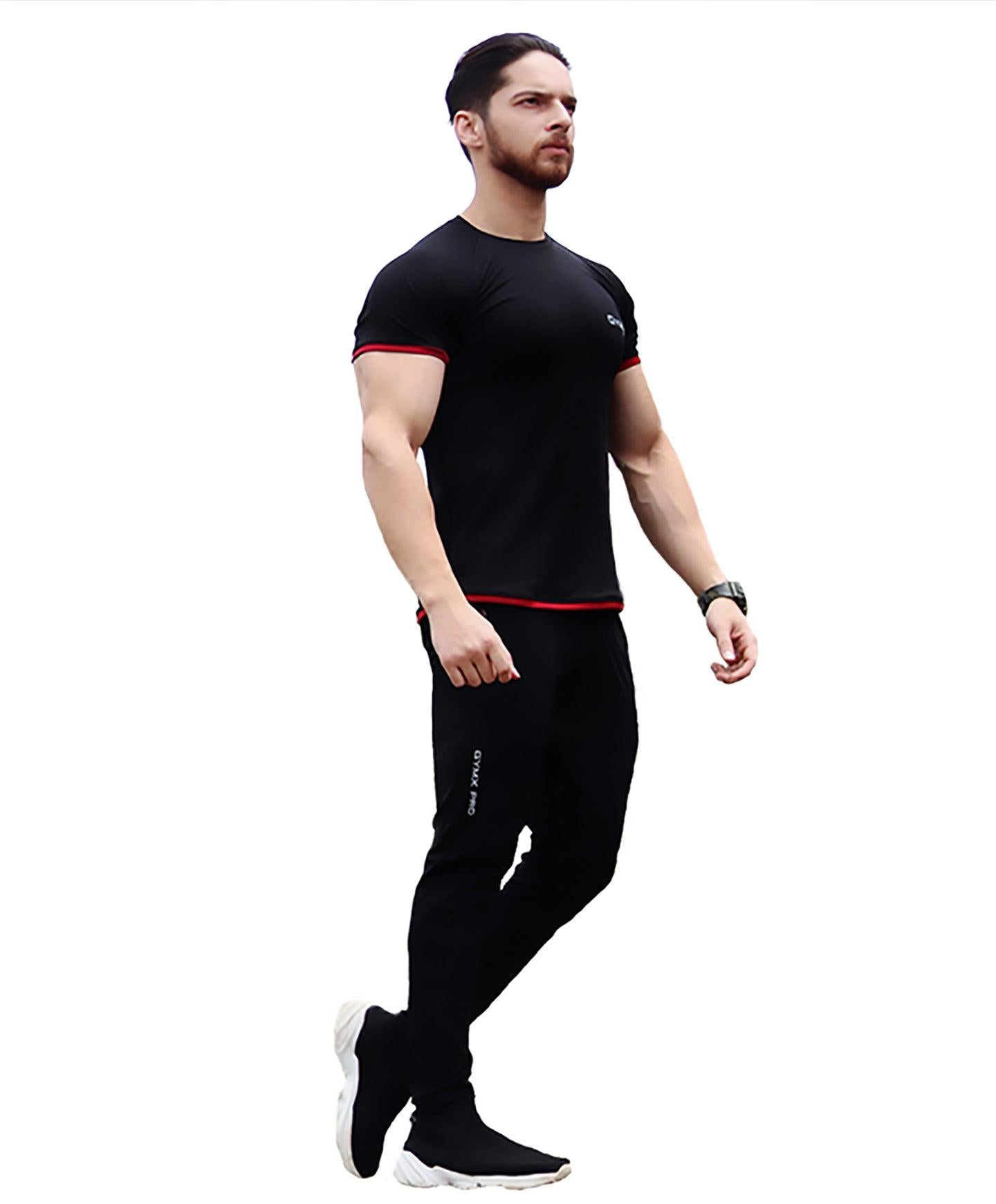 Attitude Rage Black Muscle Fit Tee - GymX