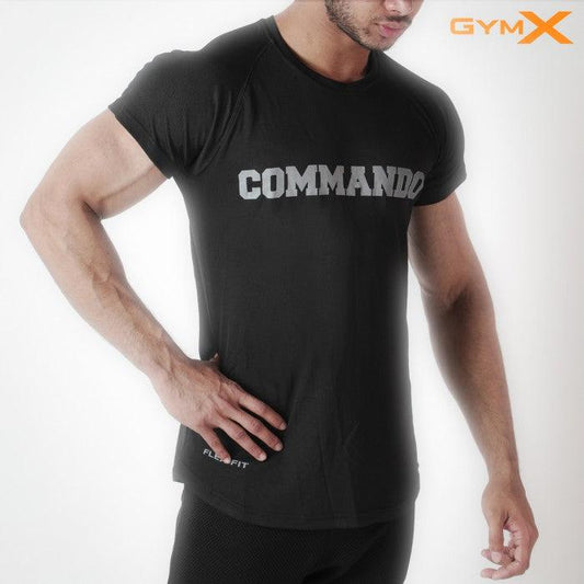 Commando Onyx Black Axiom Tee- Sale - GymX