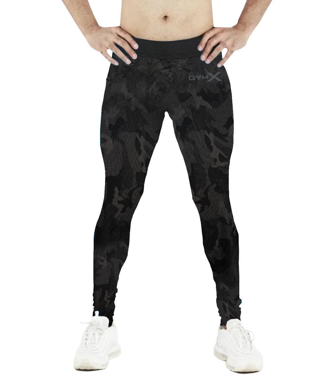 Berry Black Compression Bottoms- Animal Instinct- Sale - GymX