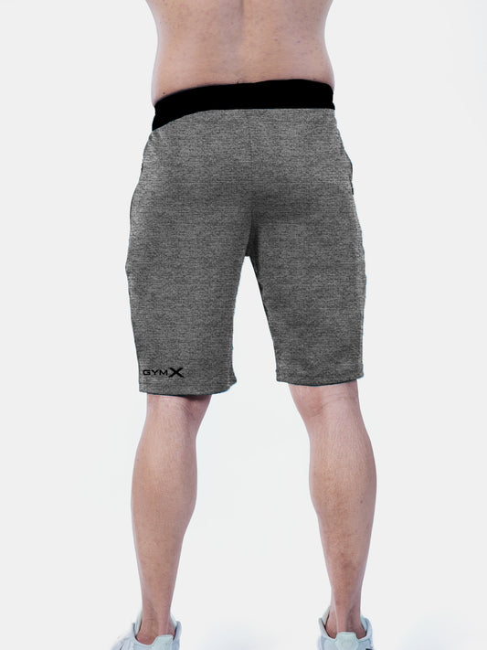 GymX Performance Carbon Grey Shorts (Flex Dry Fit) - Sale