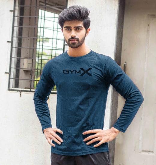 GymX Dark Blue Full Sleeve Tee - Sale - GymX