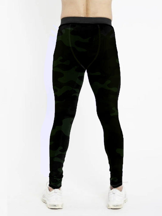 GymX Forest Green Camo Compression Bottoms 2.0- Sale - GymX