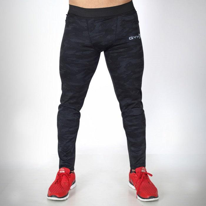 Digital Black Hybrid Compression Bottoms: Animal Instinct- Sale - GymX