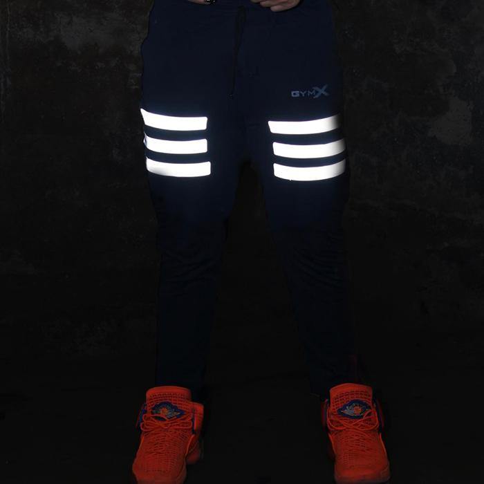 Flash Blue- Reflective Stripe Bottoms- Sale - GymX