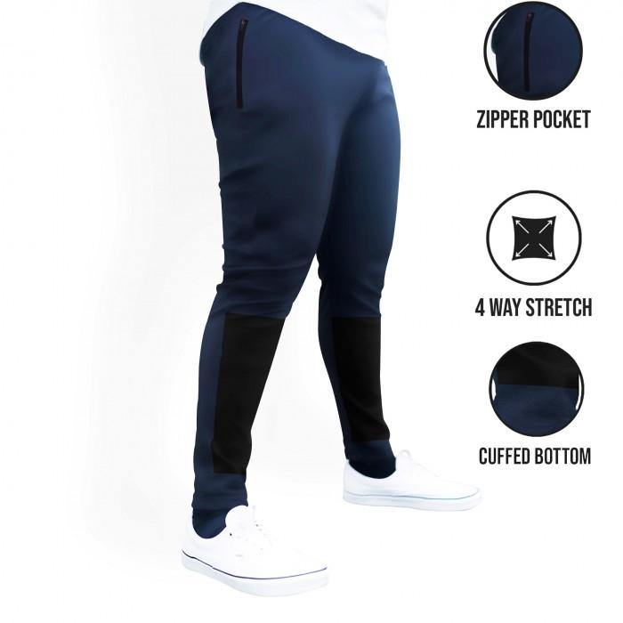 Performance Bottoms- Frost Blue (4 Way Stretch) - GymX