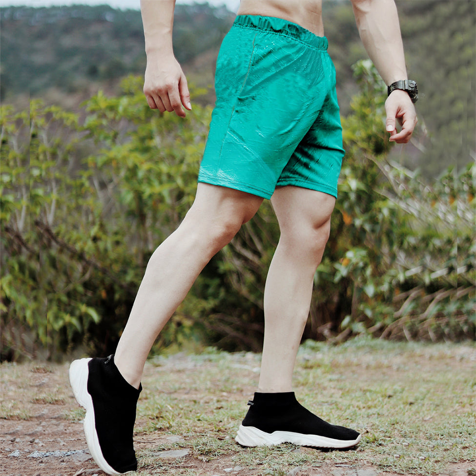 Marine Green shorts (4 way stretch)