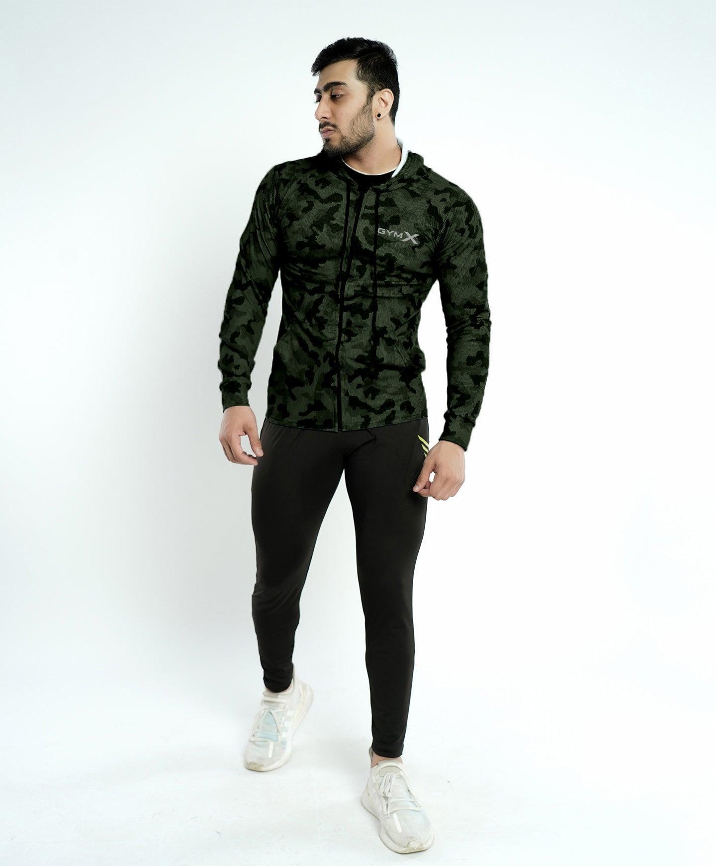 Stealth Green Camo Hoodie - Sale – GymX