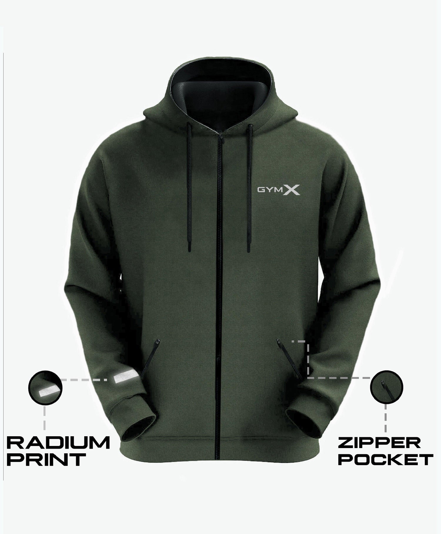 Crush Hoodie- British Green - Sale - GymX