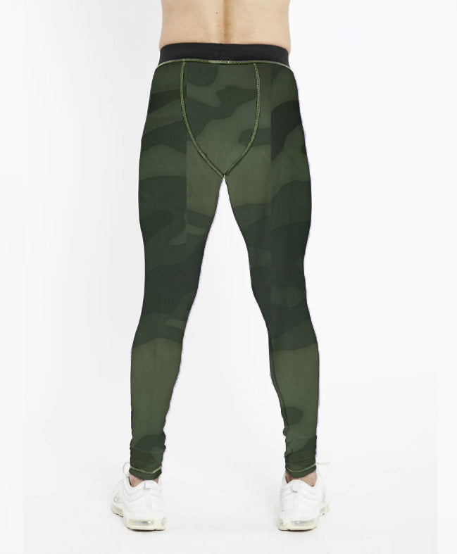 GymX Miltery green compression bottom - Sale