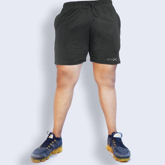 GymX Dark grey net pattern shorts - Sale - GymX