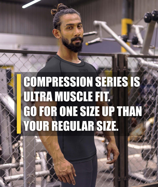 Compression GymX Tee: Carbon Grey - GymX