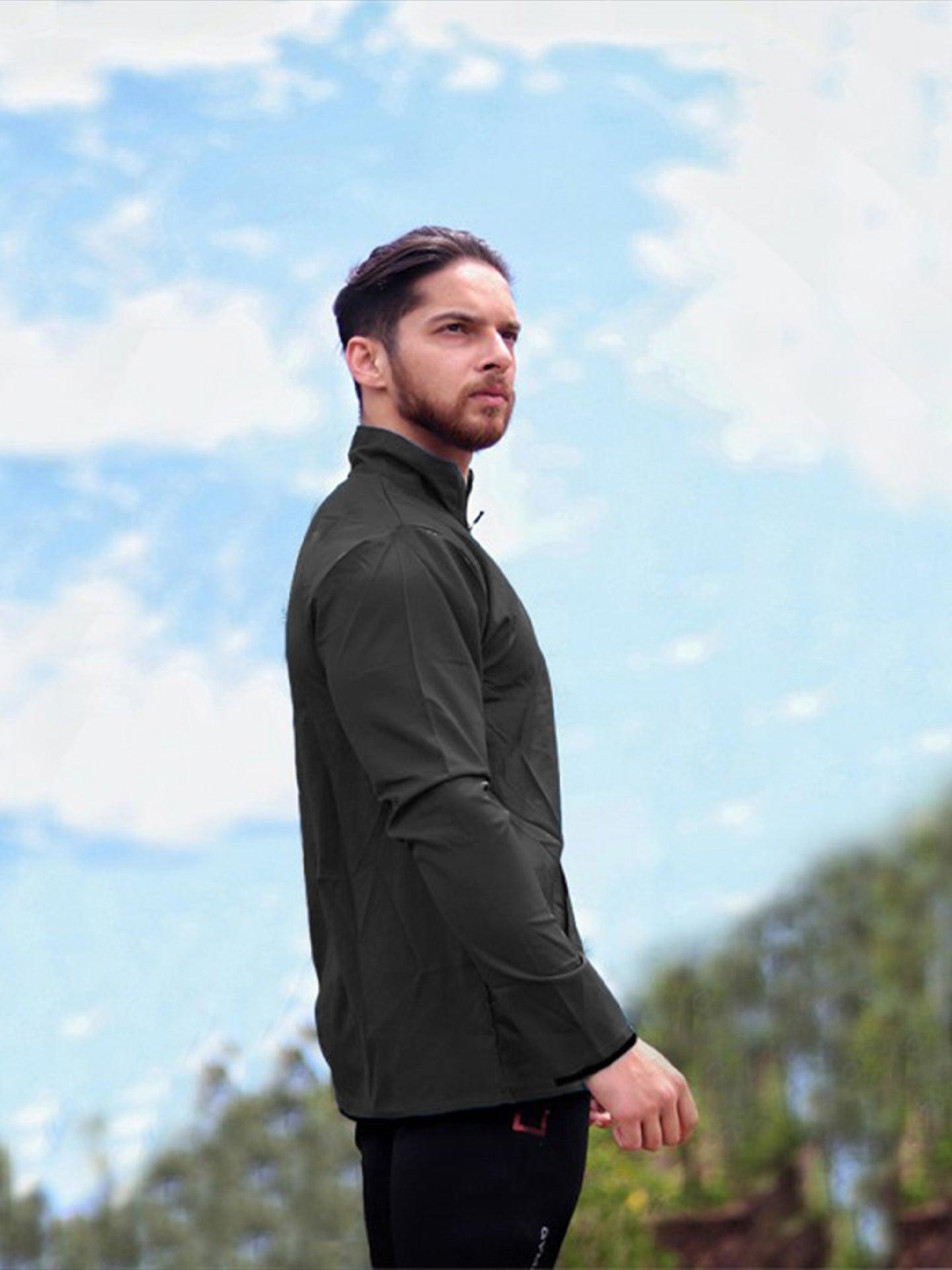 Beast Carbon Grey Summer Windcheater - GymX