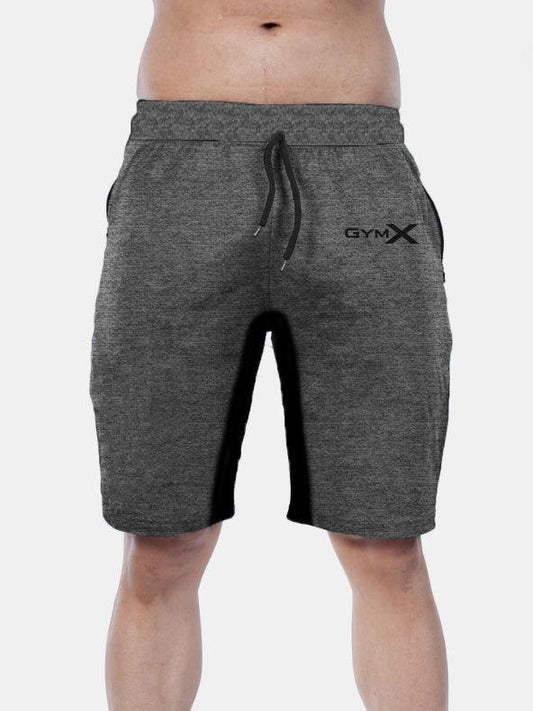 GymX Grey Shorts With Black Pattern - Sale - GymX