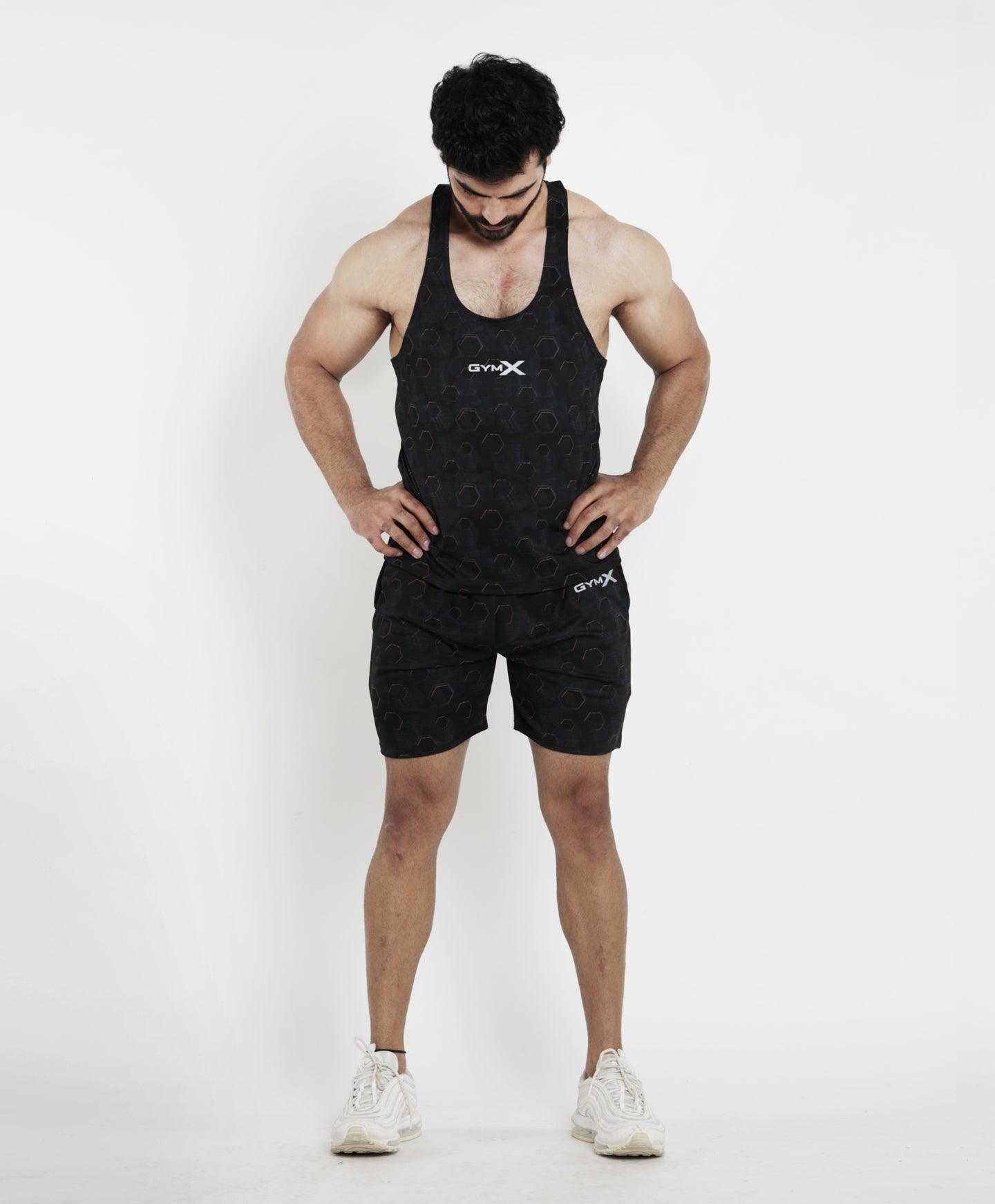 Hexagonal Camo stringer (4 way stretch) - Sale - GymX