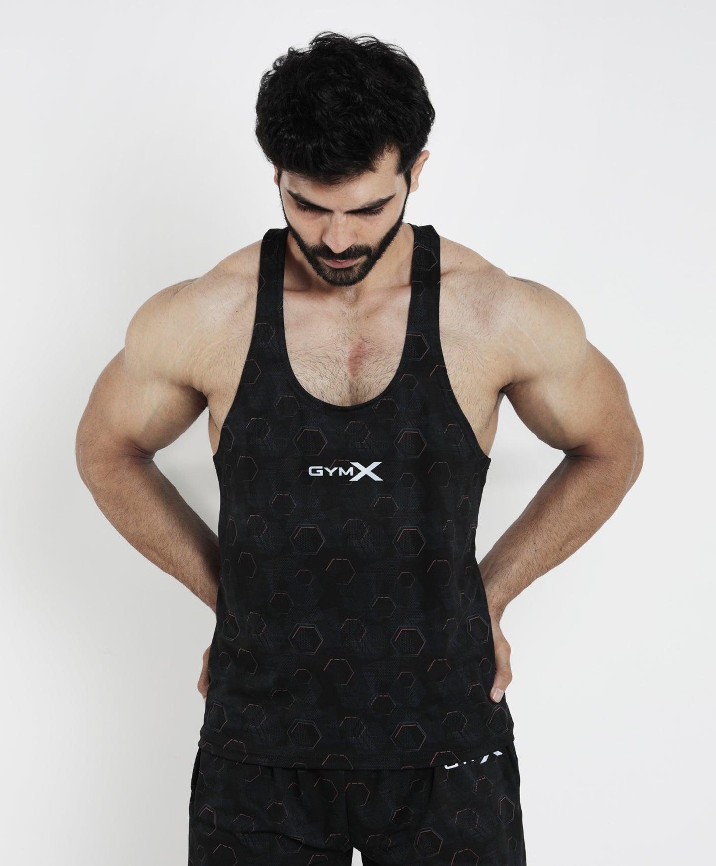 Hexagonal Camo stringer (4 way stretch) - Sale - GymX