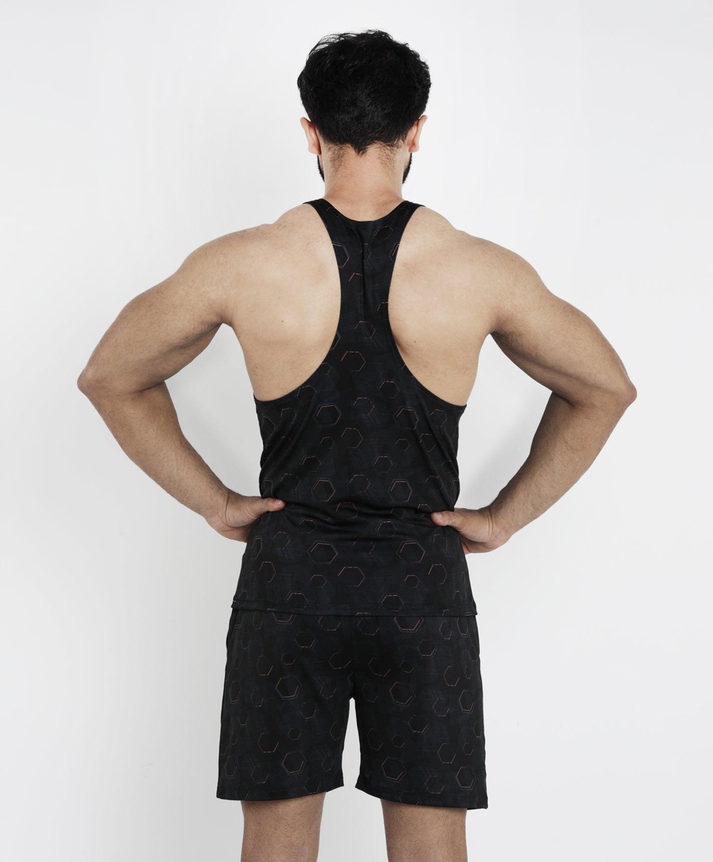 Hexagonal Camo stringer (4 way stretch) - Sale - GymX