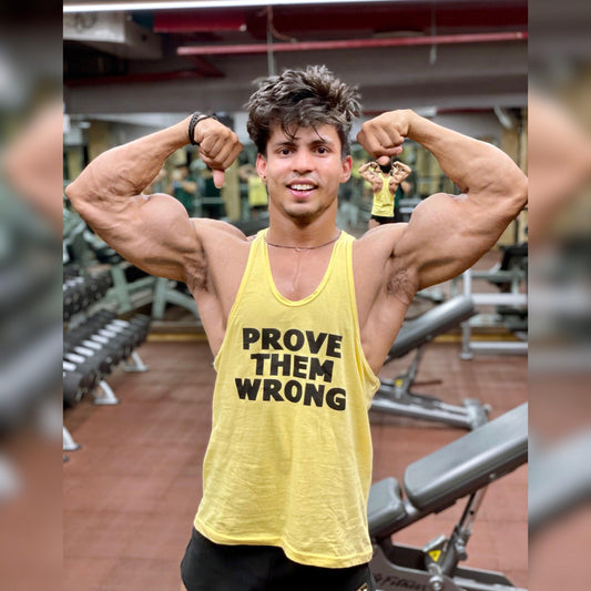 Prove Them Wrong Stringer- Ferrari Yellow - Sale - GymX