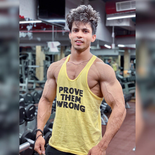 Prove Them Wrong Stringer- Ferrari Yellow - Sale - GymX