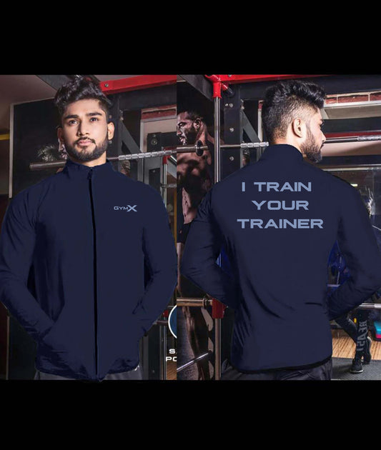 I Train Your Trainer GymX Windcheater: Night Blue