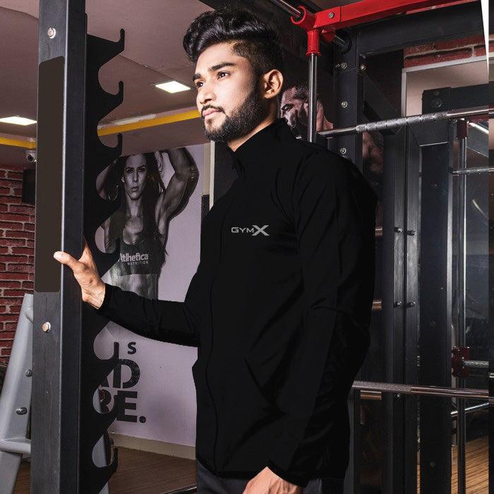 Beast Jet Black Jacket Summer Windcheater- Aero Series - GymX