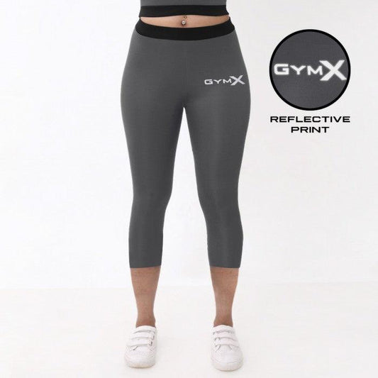 Lava Grey 3/4th Leggings: GymX Essential- Sale - GymX