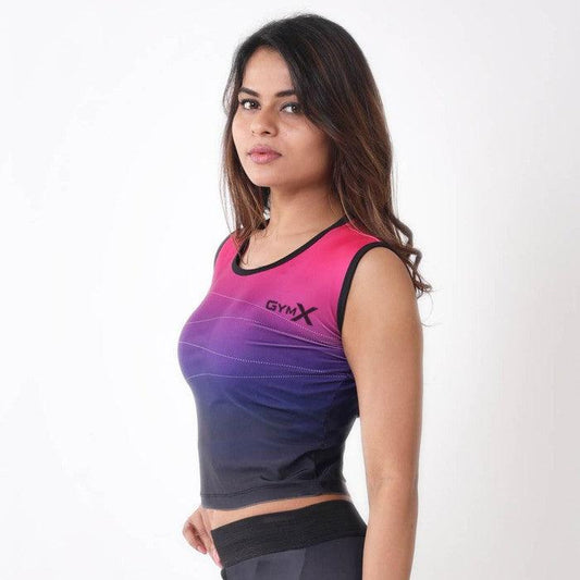 Ombre Purple Short Top - Sale - GymX