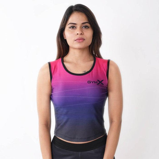 Ombre Purple Short Top - Sale - GymX