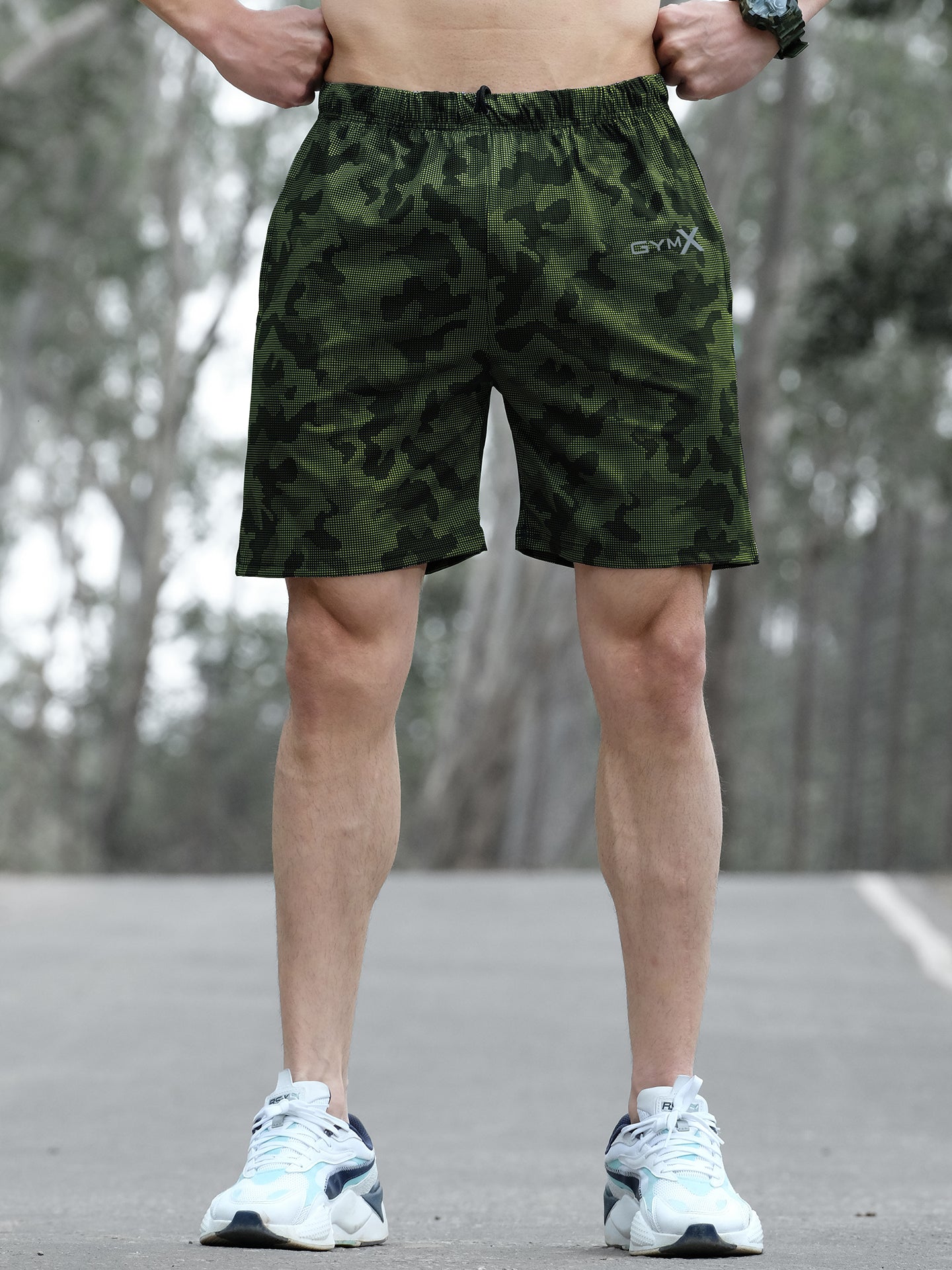 Stealth Green Camo Shorts - Sale