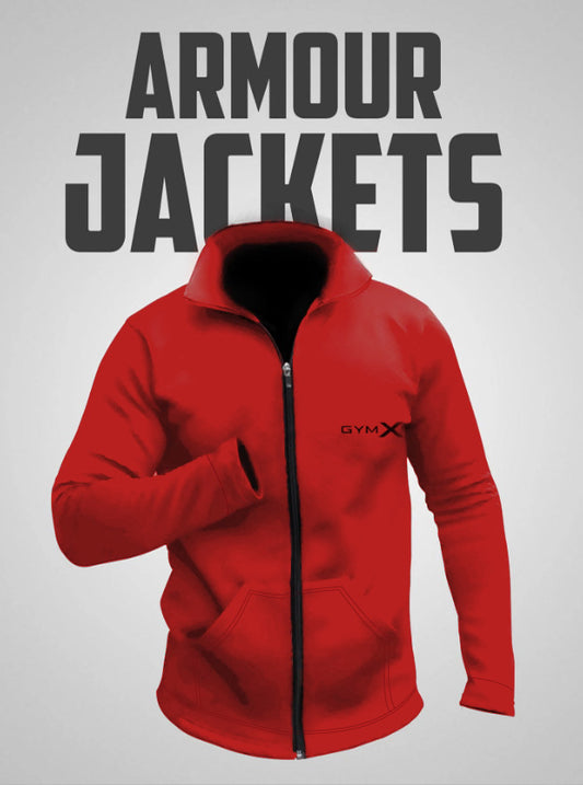 Armour GymX Jacket: Red Hot - Sale