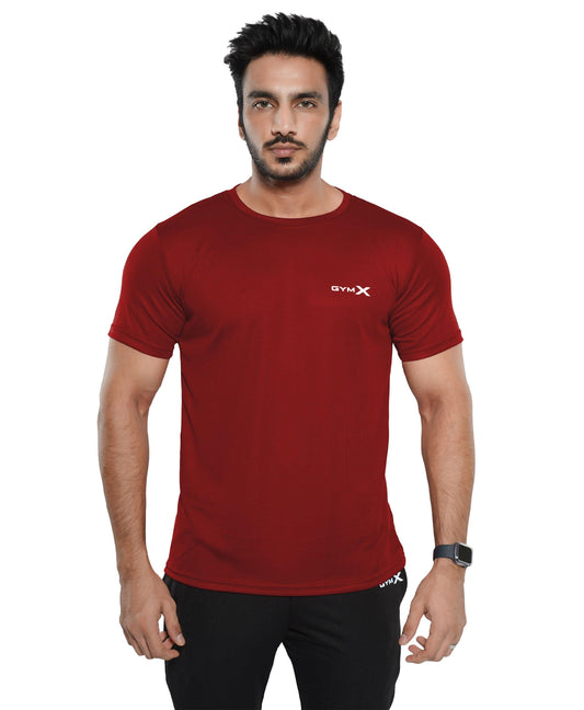 GymX Dot Mesh Tee: Red - Sale - GymX