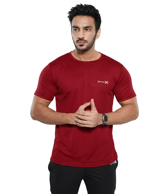 GymX Dot Mesh Tee: Red - Sale - GymX