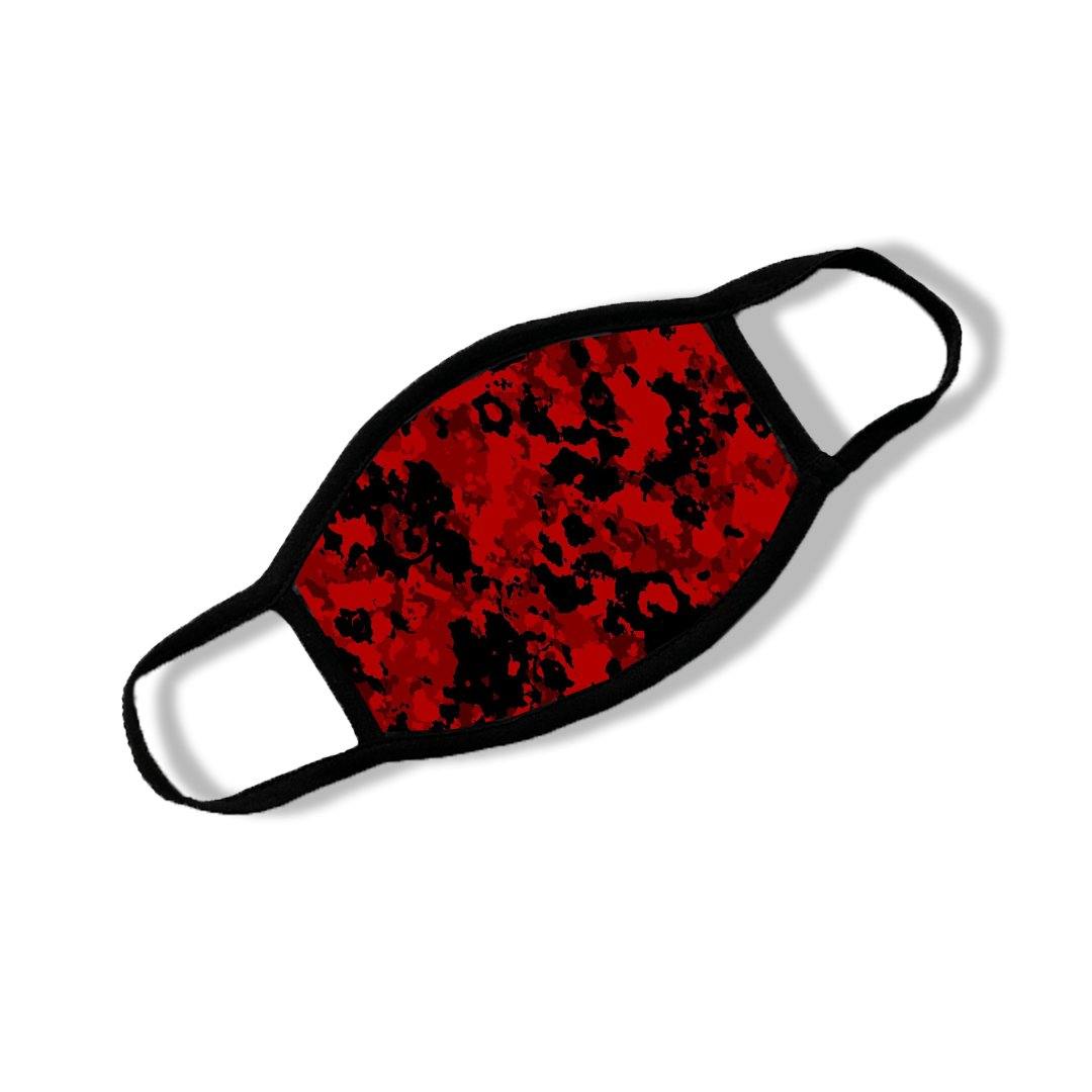 Fire Red Camo Premium Face Mask (Reusable) - GymX