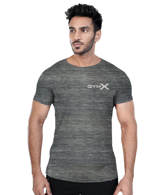 Anchor Grey Muscle Fit Tee- Essential Series- Sale - GymX