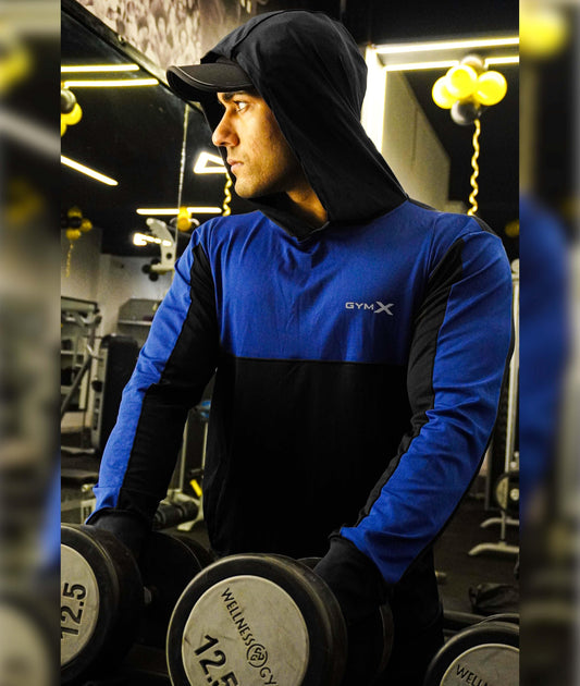 Dual Edition GymX Pullover: Electric Blue - Sale - GymX