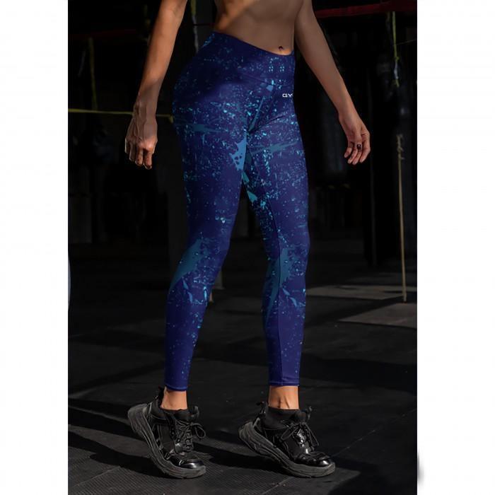 Splash Blue Leggings - Sale - GymX