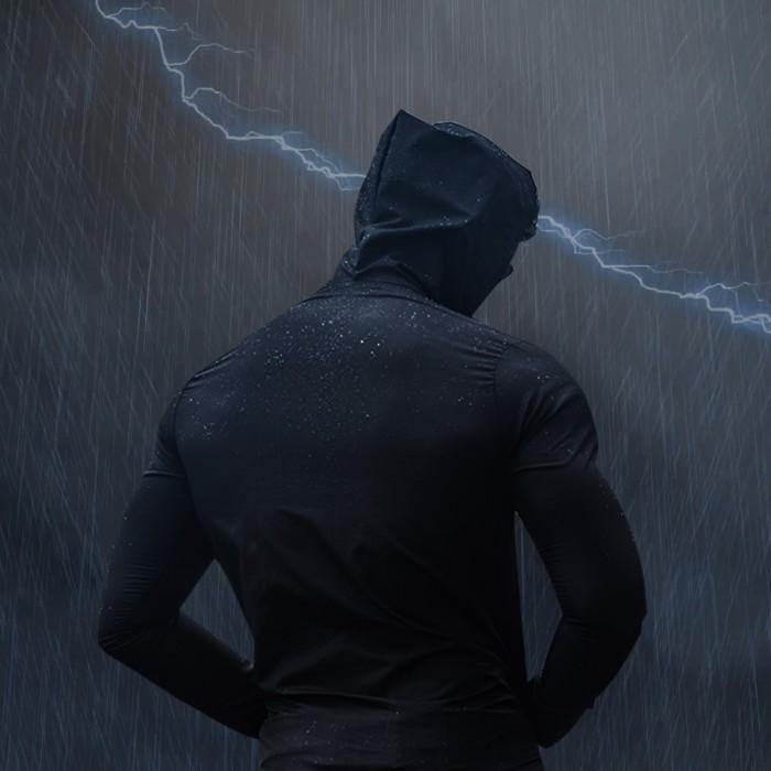 Thunder Black Waterproof Jacket (Rain Wear) - Sale - GymX