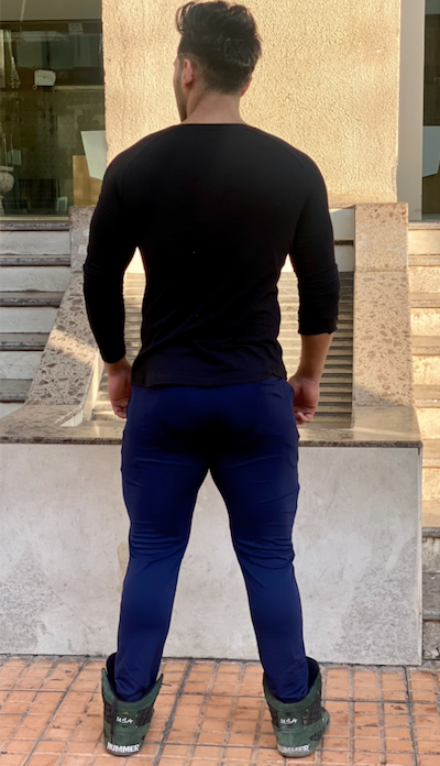 Flash Blue- Reflective Stripe Bottoms- Sale - GymX